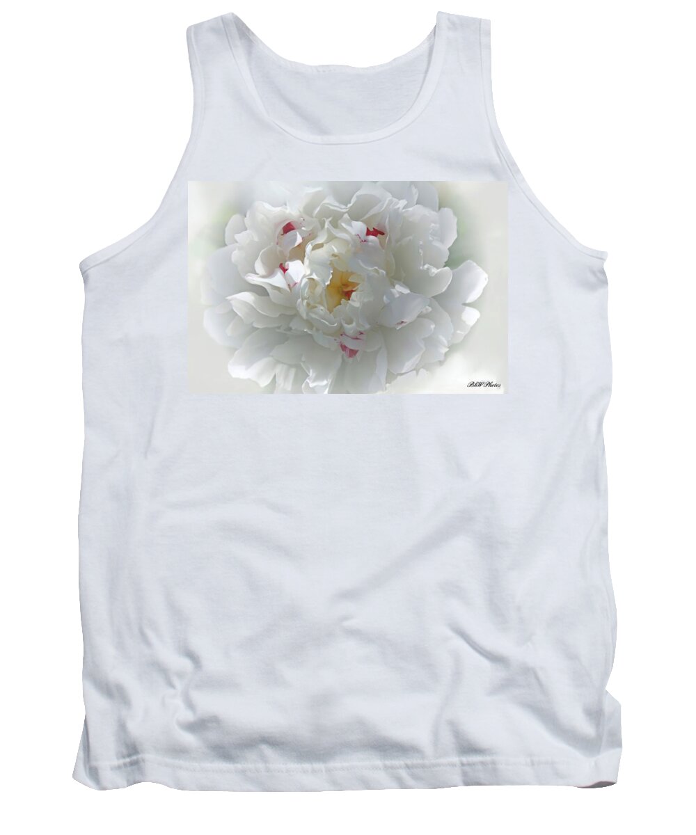 Peony Tank Top featuring the photograph Peony by Bonnie Willis