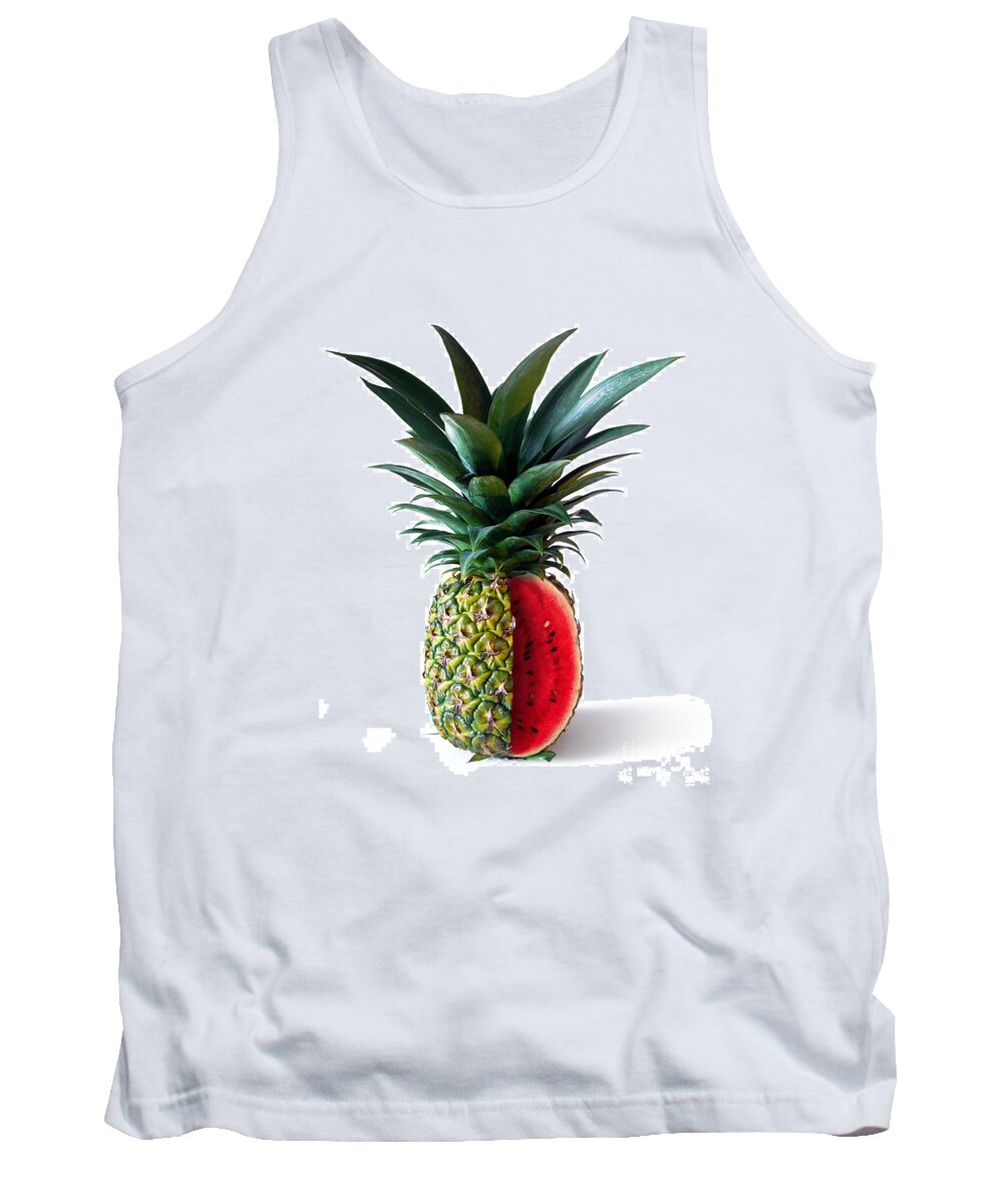 Abstract Tank Top featuring the photograph Pinemelon 2 by Carlos Caetano