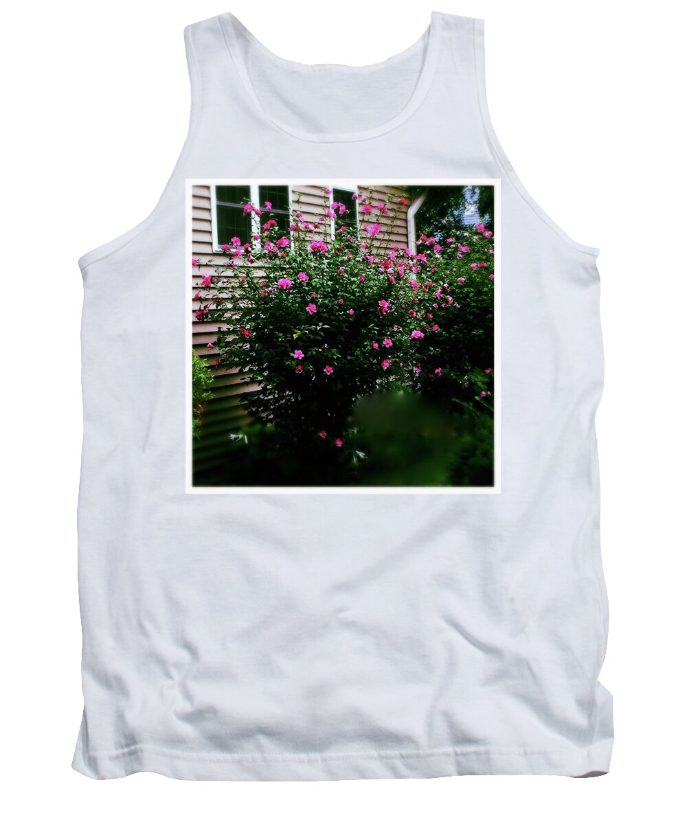Pink Tank Top featuring the photograph Pink Pizzazz by Frank J Casella
