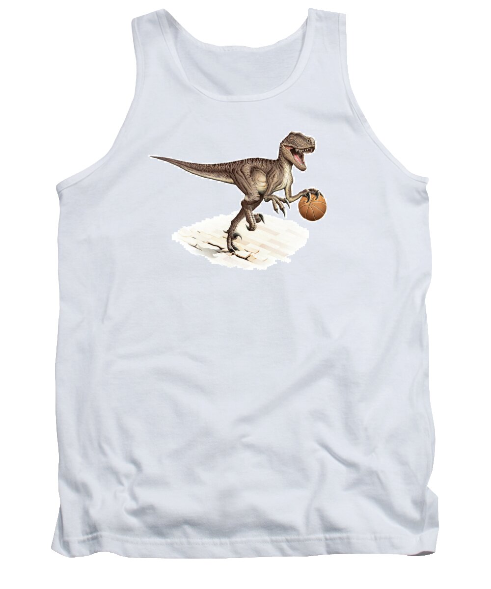Stirring Tank Top featuring the drawing Power Forward by Stirring Images