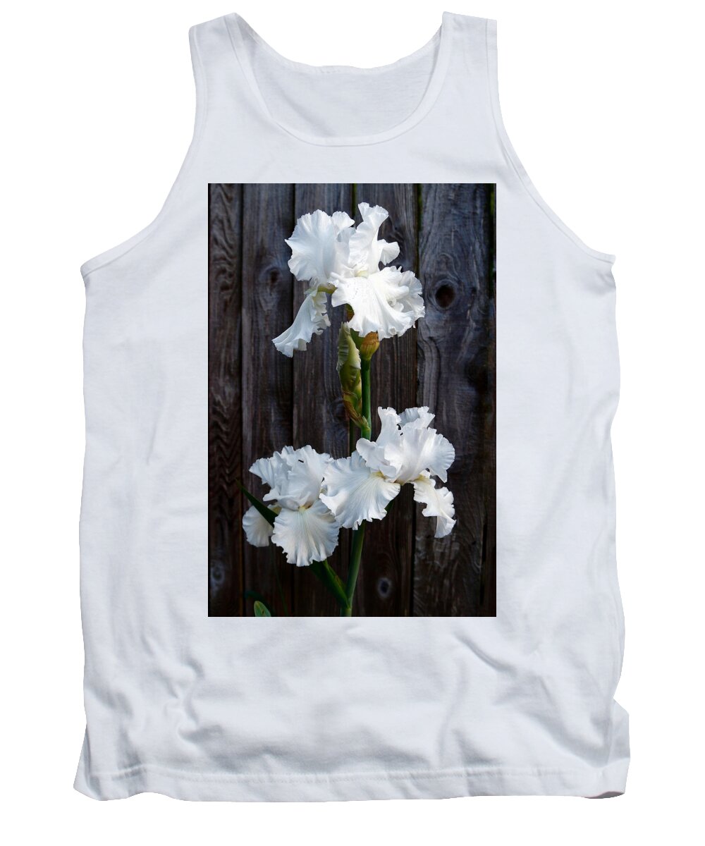 Iris Tank Top featuring the photograph Pureness by Nick Kloepping
