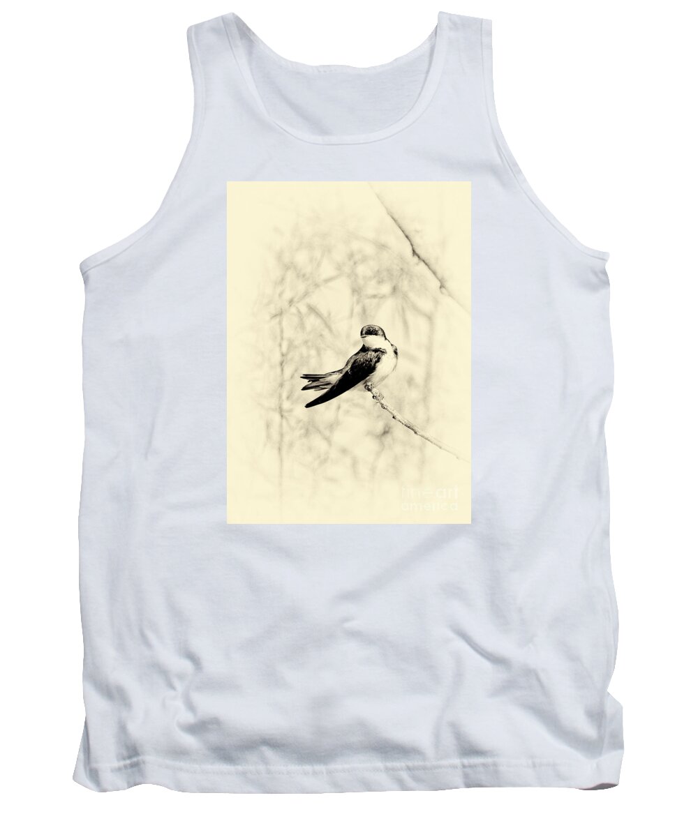 Purple Martin Tank Top featuring the photograph Purple Martin by Lila Fisher-Wenzel