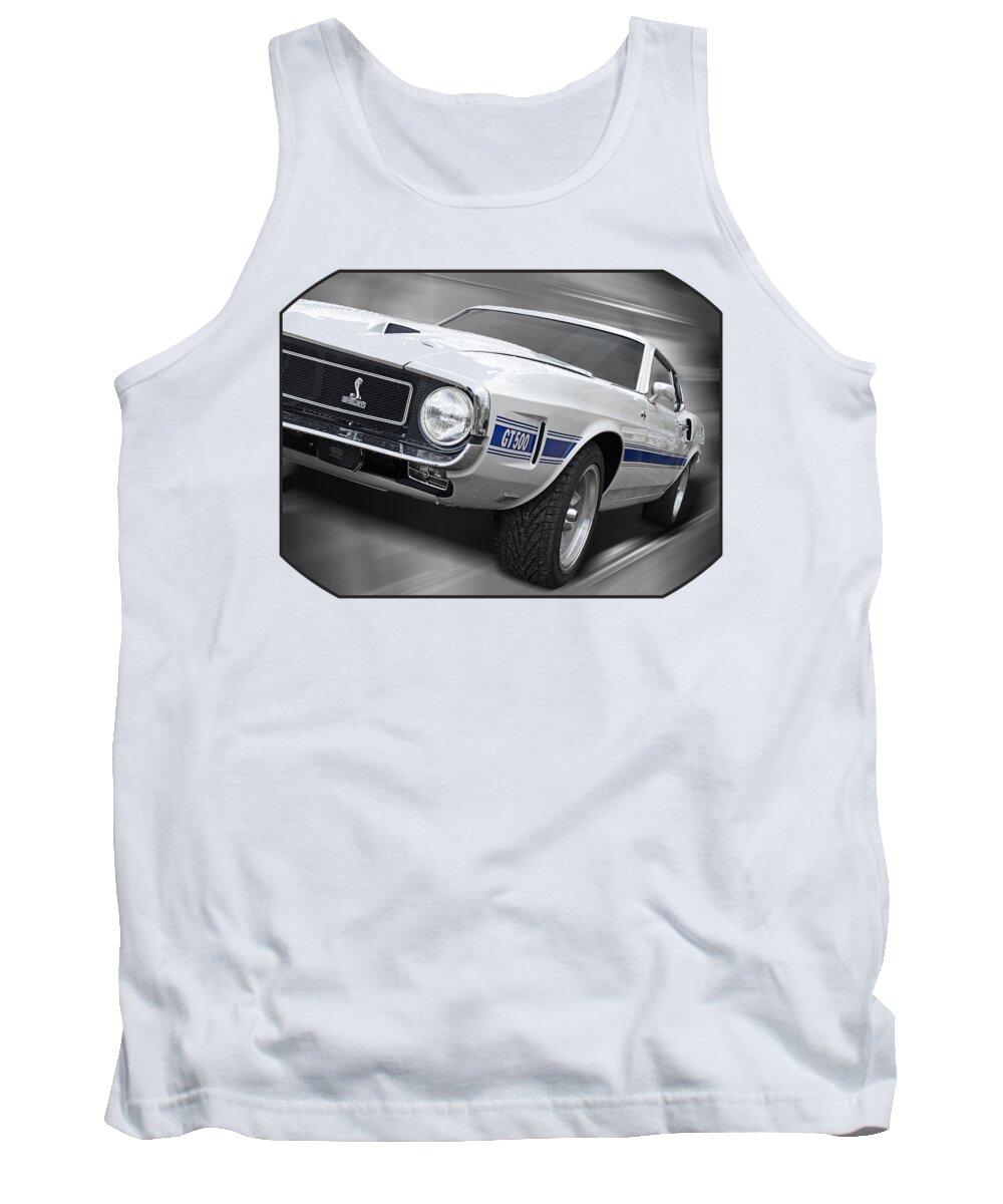 Ford Performance Shelby Cobra Mustang 5.0 Car Muscle GT500 Mens T-shirt