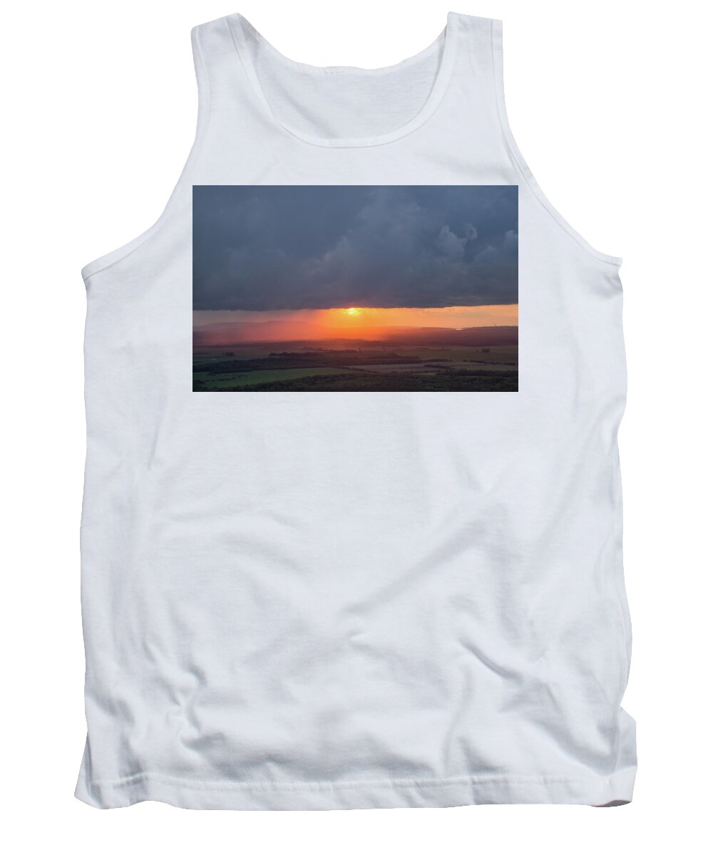 Sunset Tank Top featuring the photograph Red Mist by Eilish Palmer