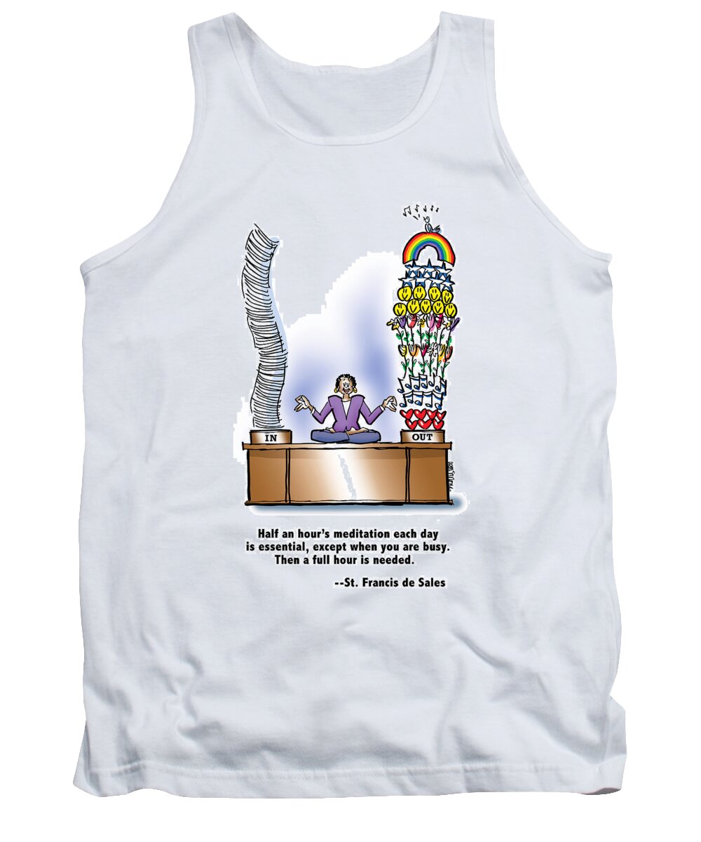 Office Tank Top featuring the digital art Relax by Mark Armstrong