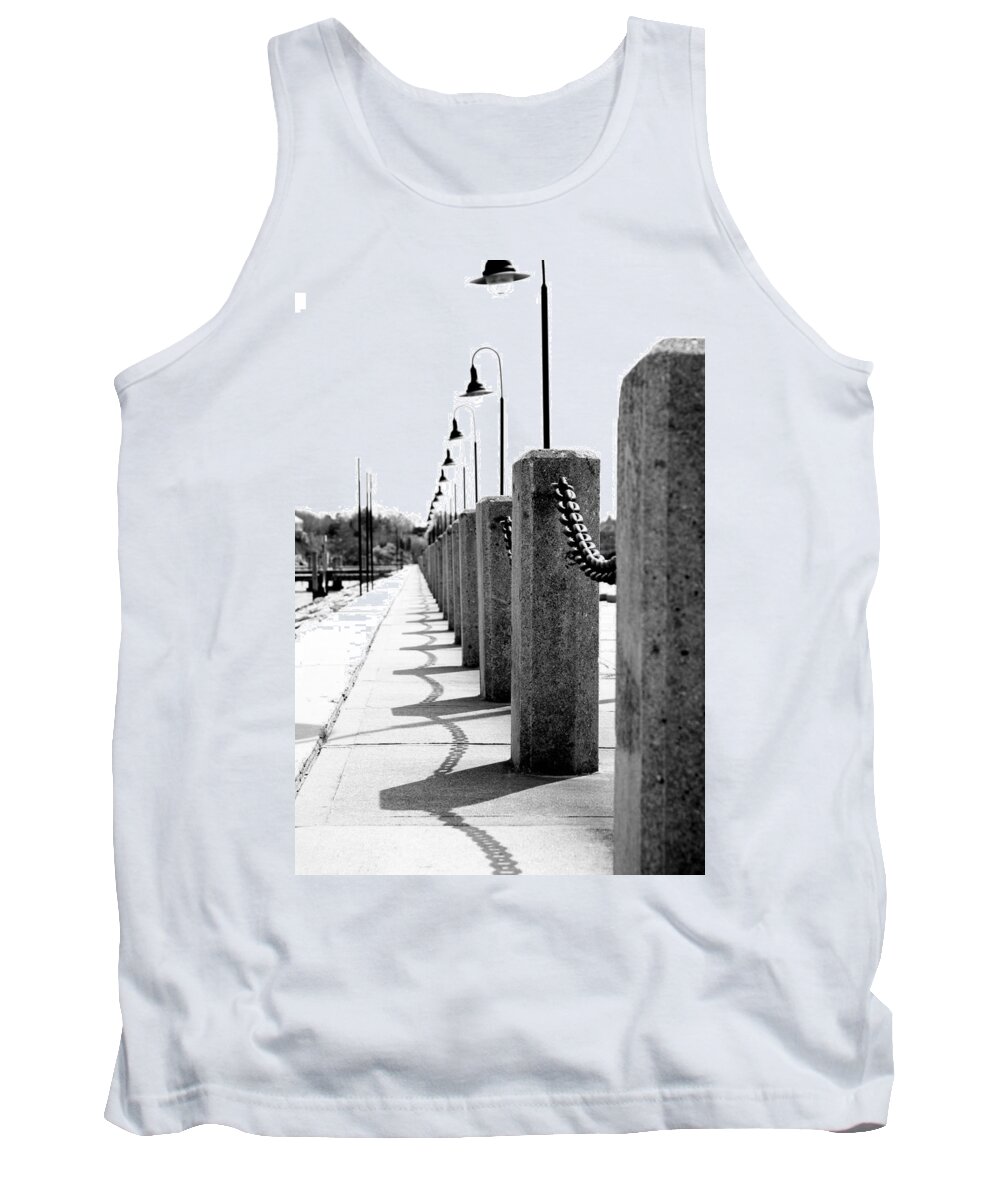 Posts Tank Top featuring the photograph Repetition by Greg Fortier