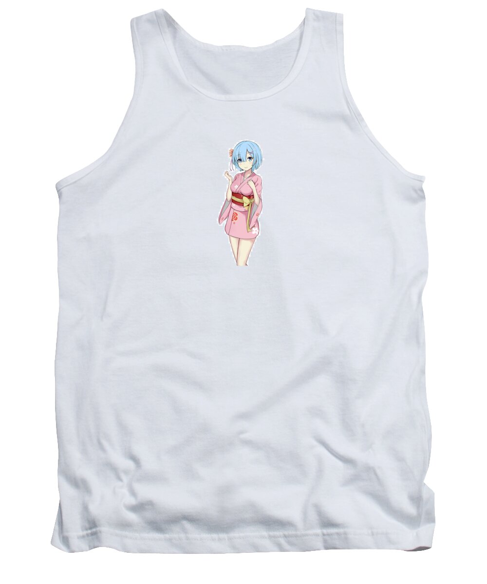 Rezero -starting Life In Another World- Tank Top featuring the digital art ReZERO -Starting Life in Another World- by Maye Loeser