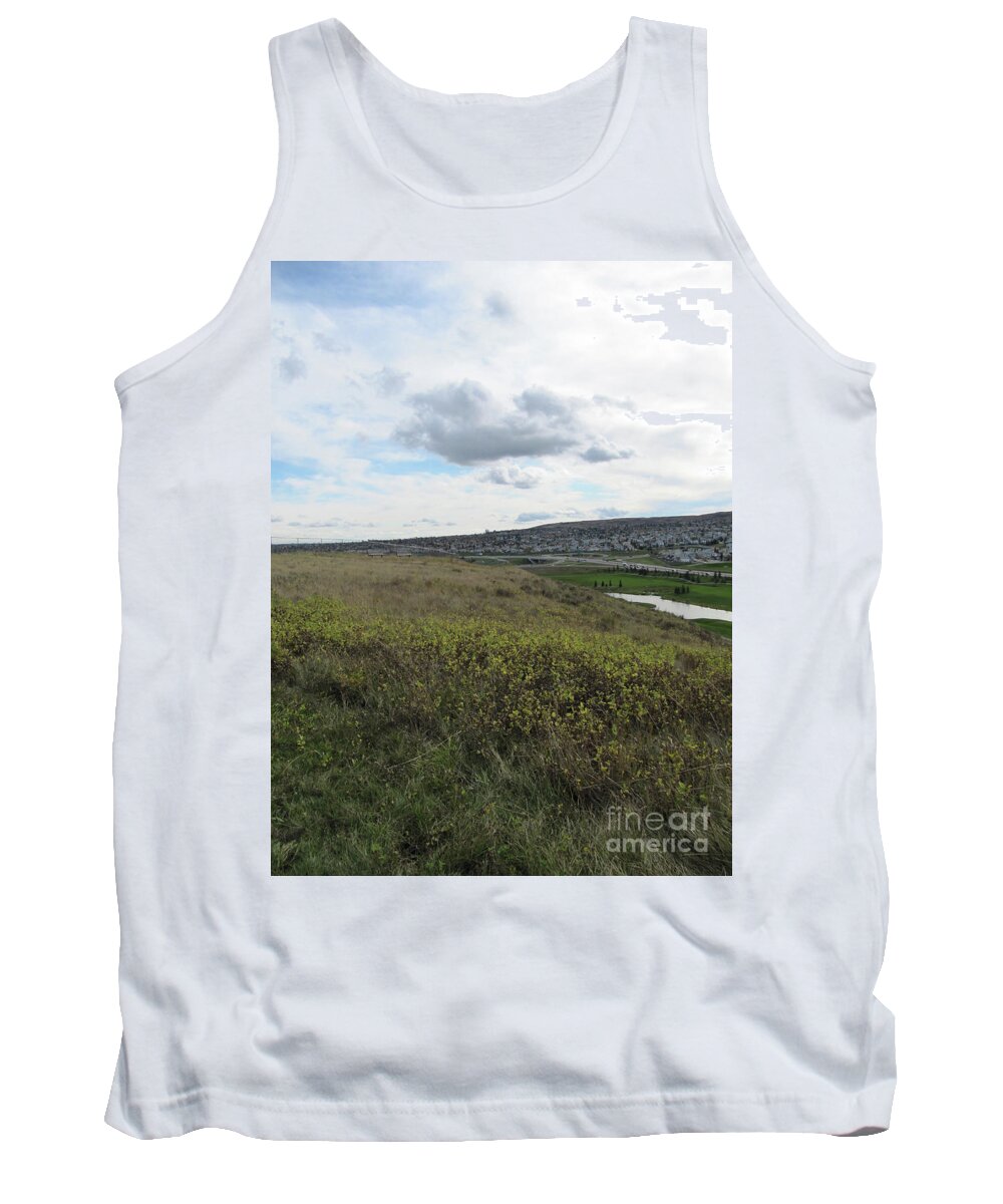Landscape Tank Top featuring the photograph Rolling Hill by Donna L Munro
