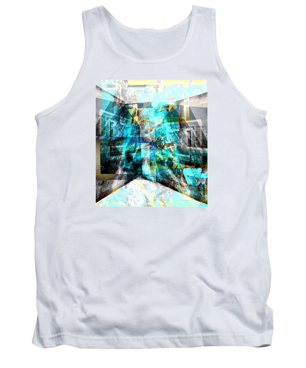 Abstract Tank Top featuring the digital art Rondo Capriccioso by Art Di
