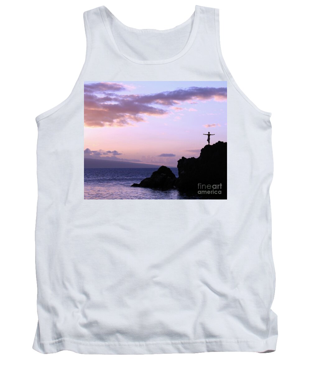 Maui Tank Top featuring the photograph Sacred Tribute by Krissy Katsimbras