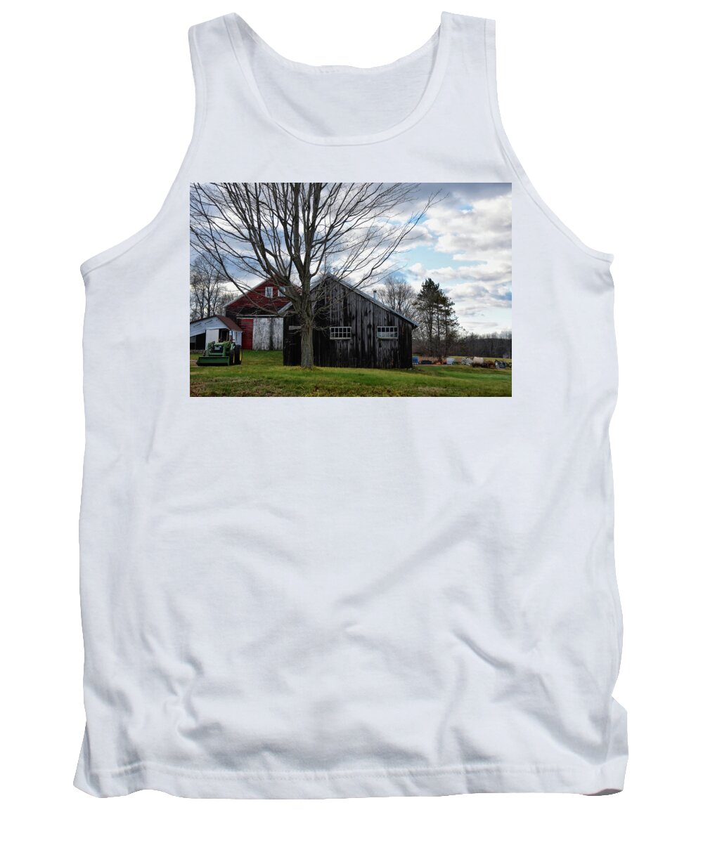 Landscape Tank Top featuring the photograph Shaw Hill Farm by Tricia Marchlik