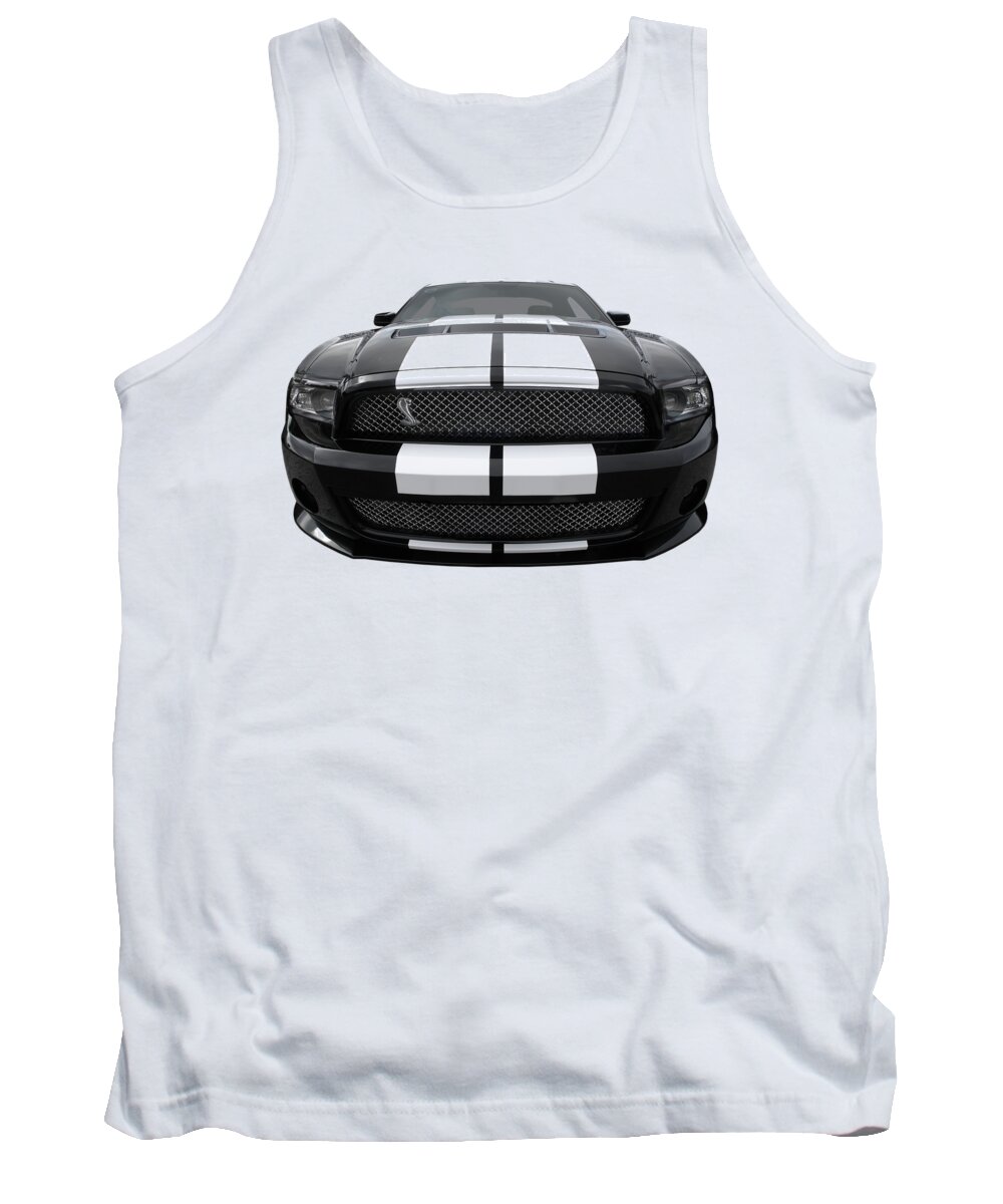 Shelby Mustang Tank Top featuring the photograph Shelby Thunder by Gill Billington