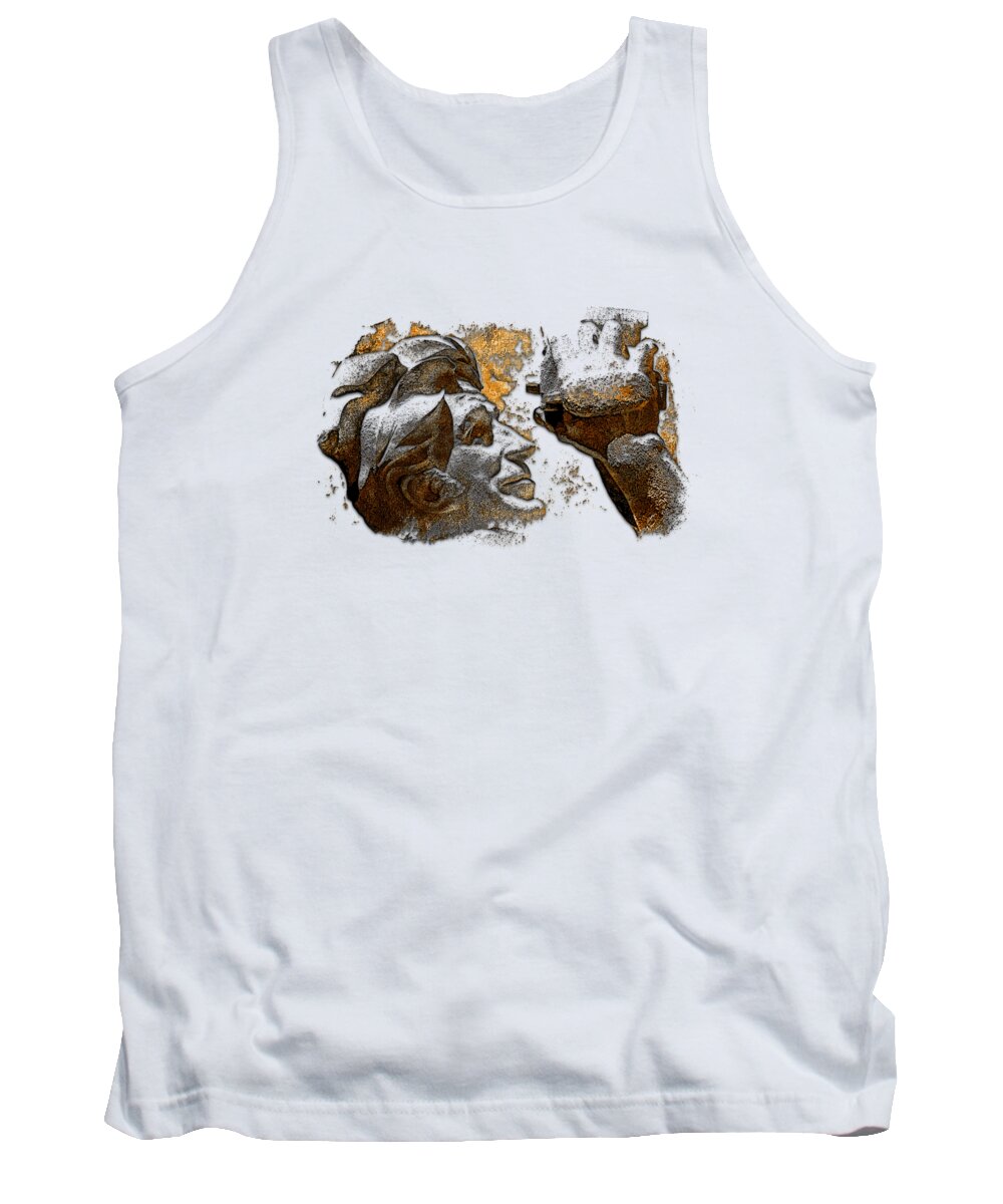 Earthy Tank Top featuring the photograph Shoot For The Sky Earthy 3 Dimensional by DiDesigns Graphics
