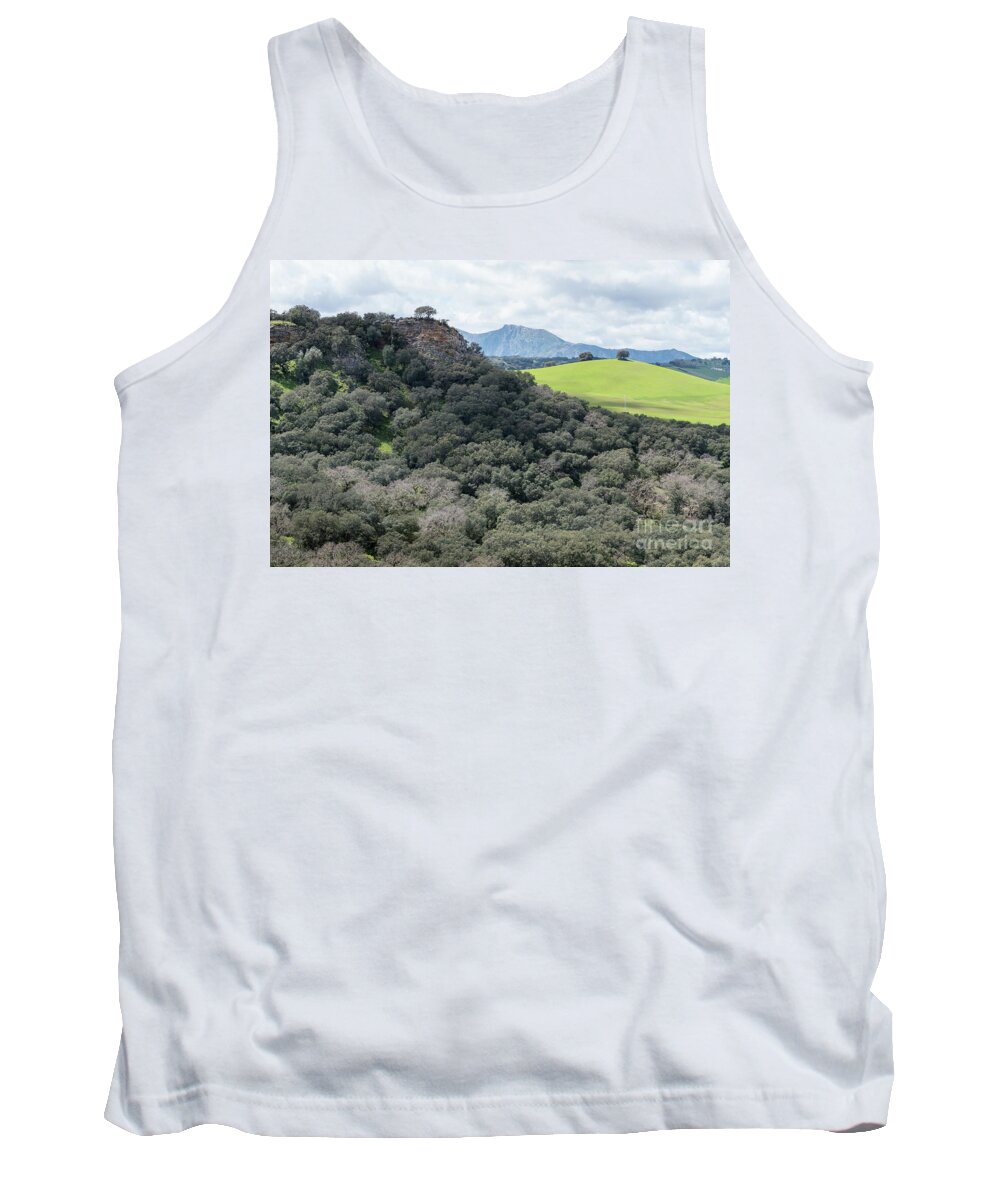 Sierra Tank Top featuring the photograph Sierra Ronda, Andalucia Spain 2 by Perry Rodriguez