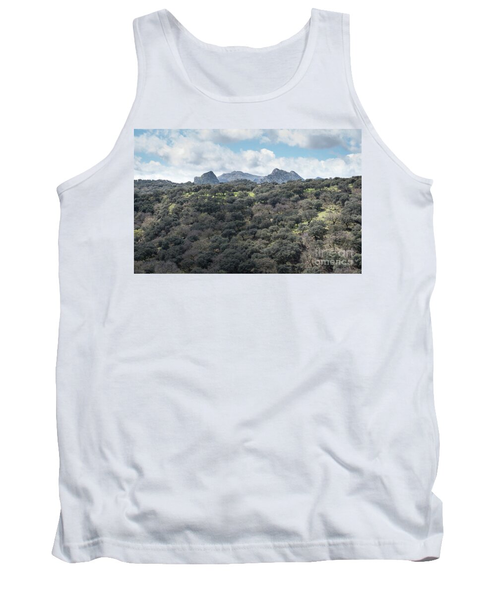 Sierra Tank Top featuring the photograph Sierra Ronda, Andalucia Spain by Perry Rodriguez