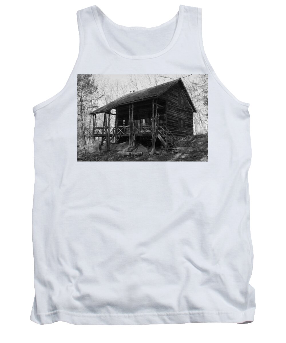 Landmark Tank Top featuring the photograph Slabsides in Spring by Jeff Severson