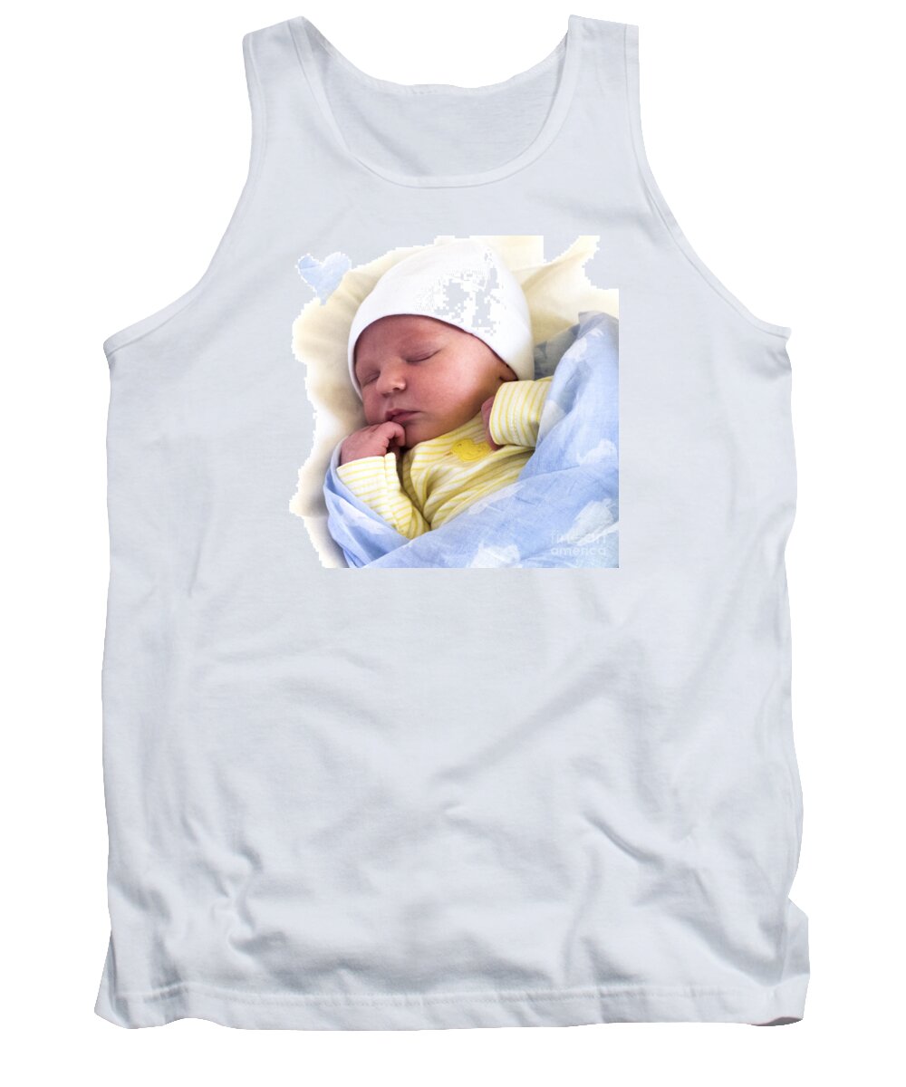 Baby Tank Top featuring the photograph Sleeping Babe by Karen Lewis