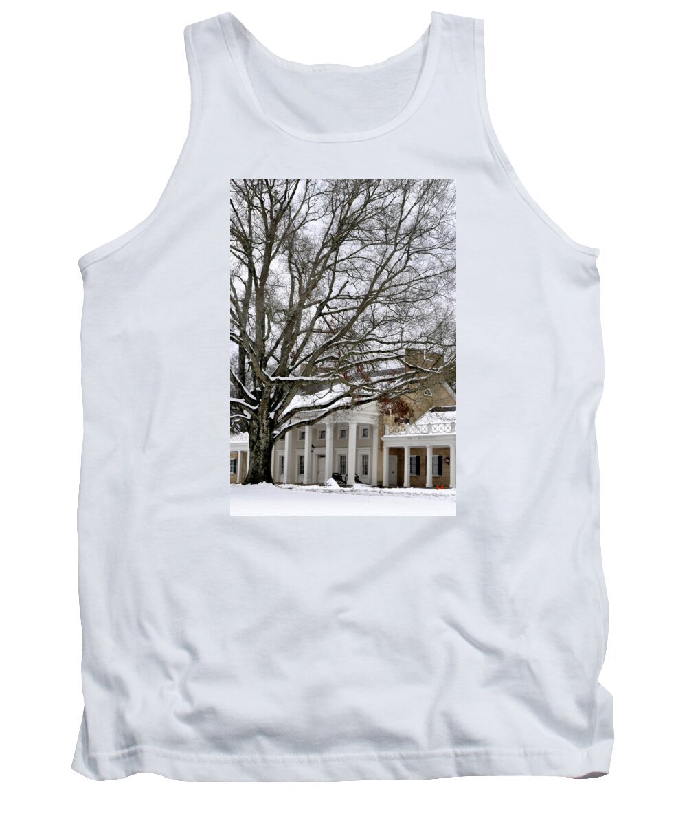 Snow Tank Top featuring the photograph Snow Cover by George Taylor