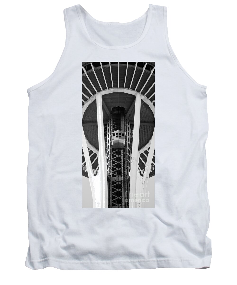 Space Needle Tank Top featuring the photograph Space Needle Seattle by Chris Dutton