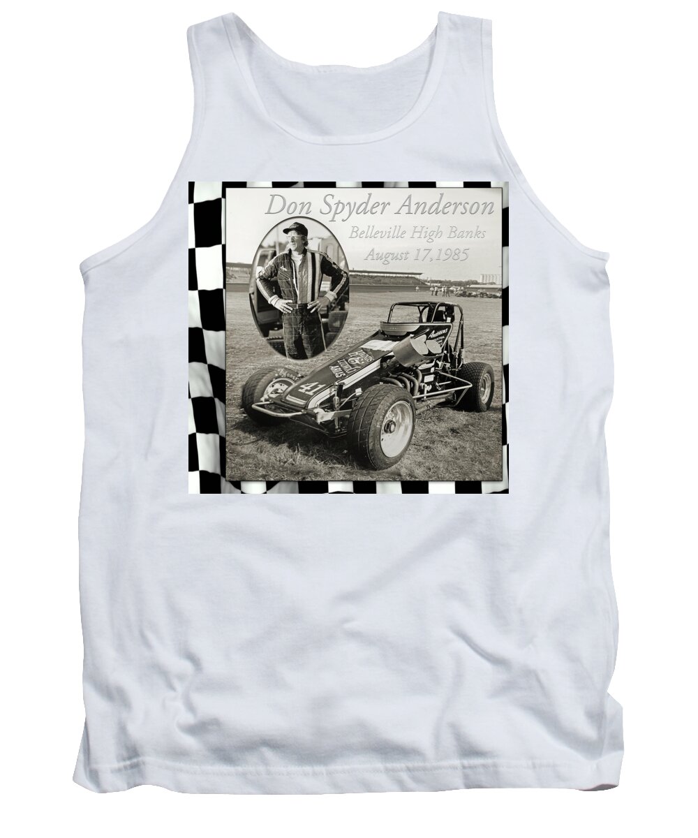 Racing Tank Top featuring the photograph Spyder by John Anderson