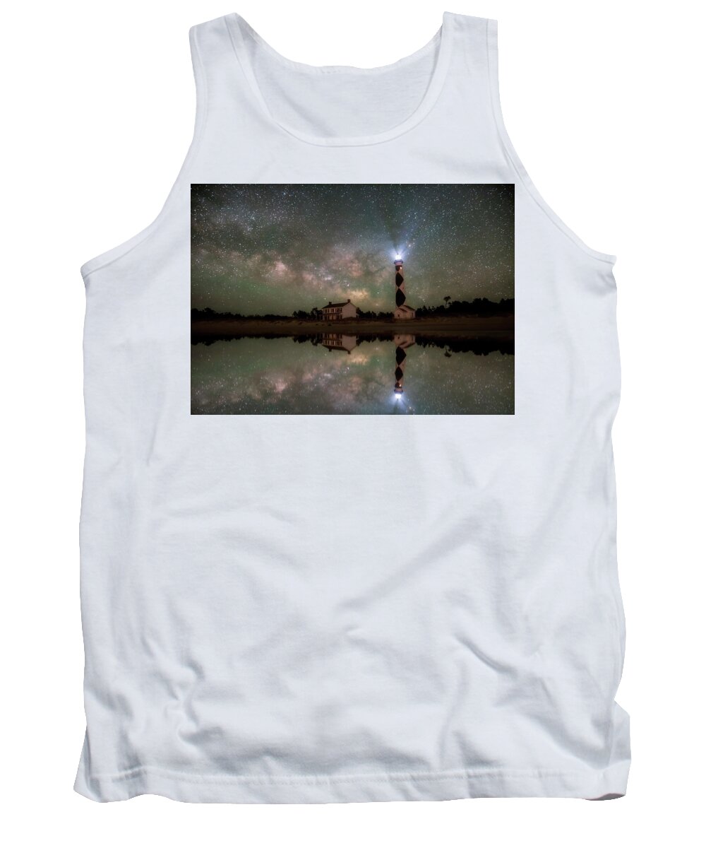 Starry Night Tank Top featuring the photograph Starry Reflections by Russell Pugh