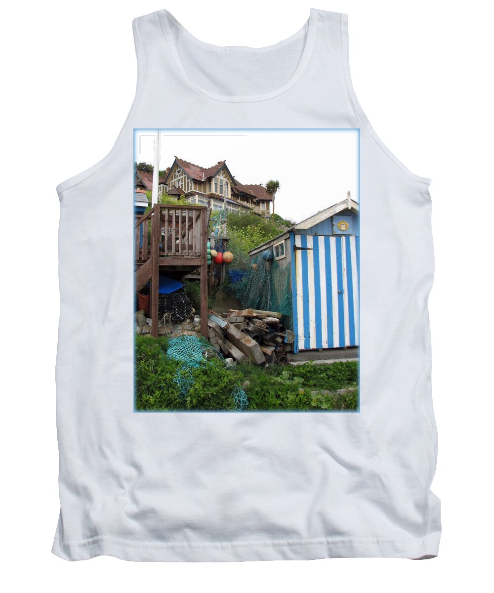 Steephill Tank Top featuring the photograph Steephill Cove by Carla Parris