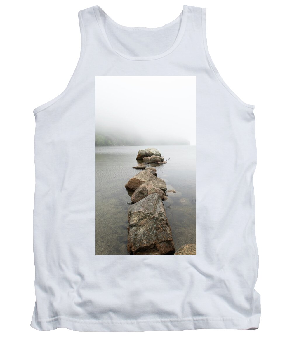 Rocks Tank Top featuring the photograph Stepping into the Unknown by Holly Ross