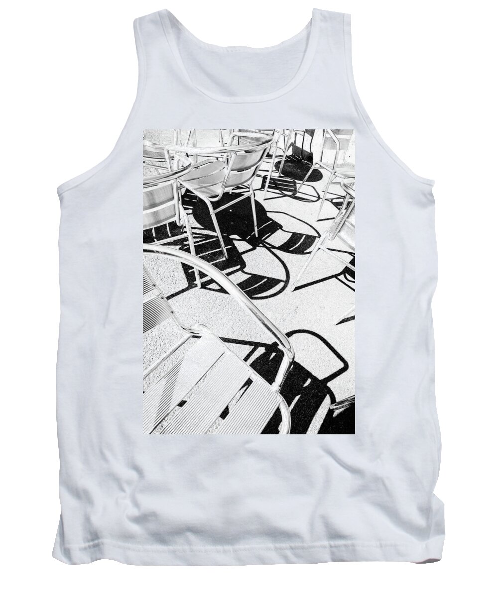 Summer Chairs Tank Top featuring the photograph Summer Chair Pattern by John Williams