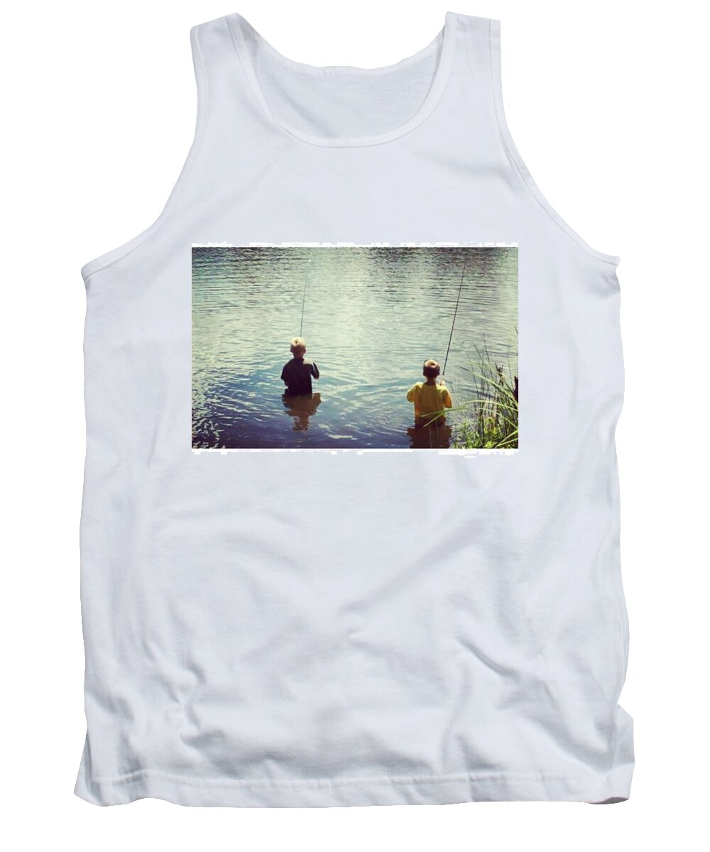 Summer Tank Top featuring the photograph A Boy's Life by Mnwx Watcher