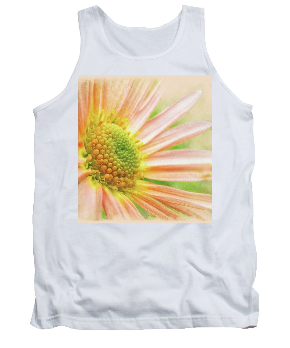 Concord Tank Top featuring the photograph Summer Sherbet Daisy by Sylvia J Zarco