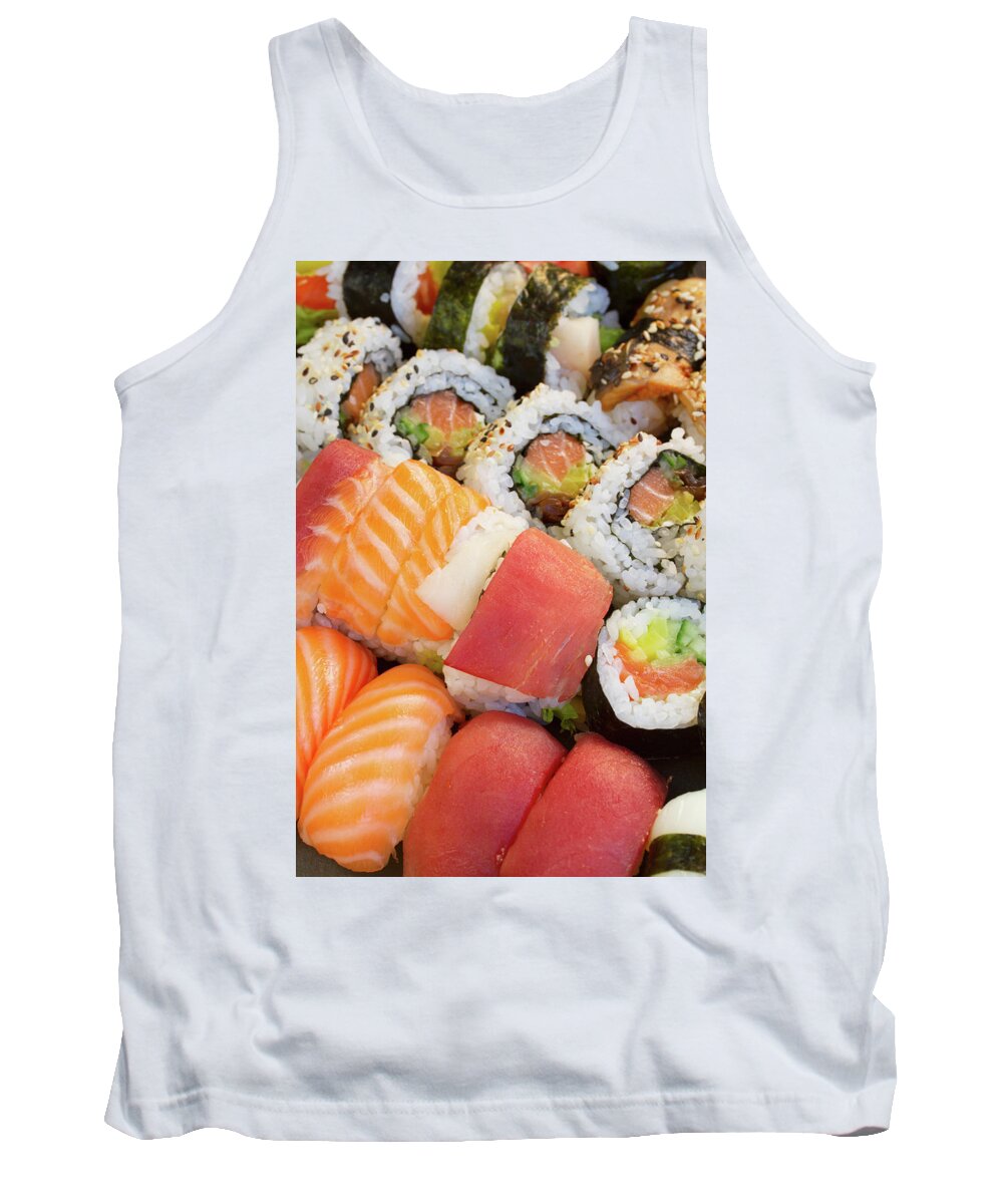 Sushi Tank Top featuring the photograph Sushi Dish by Anastasy Yarmolovich