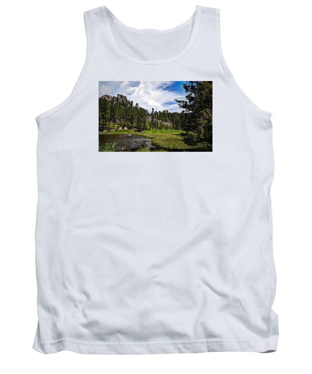 Park Tank Top featuring the photograph The Black Hills of Custer State Park by Deborah Klubertanz