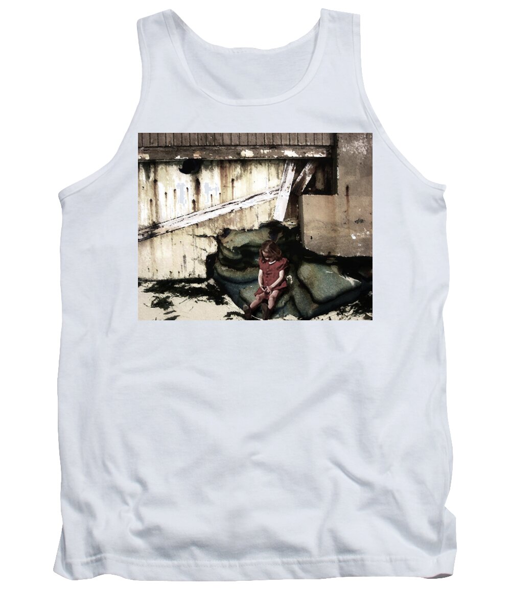 Broken Home Tank Top featuring the photograph The Broken Home by Timothy Bulone