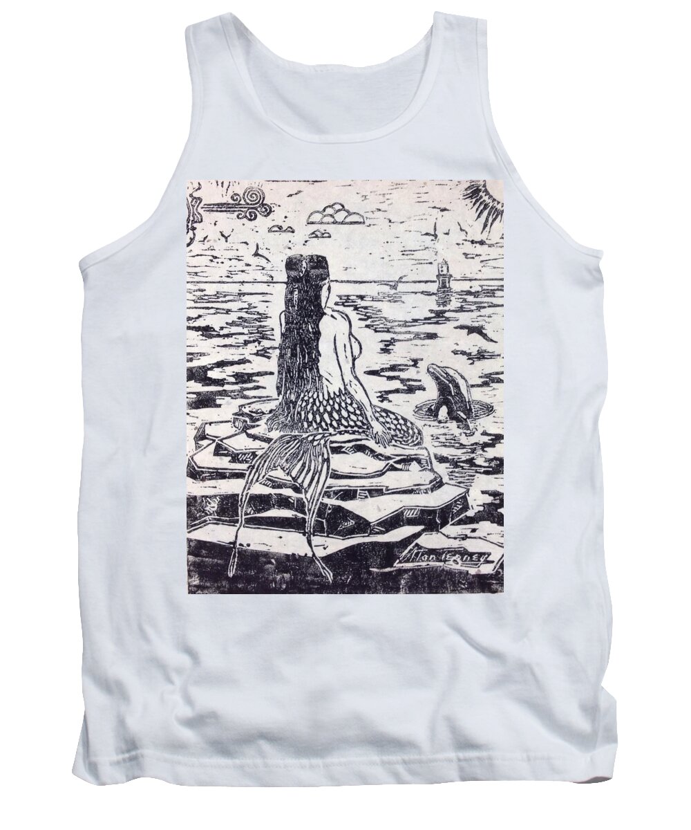 Willoughby Tank Top featuring the painting The Horseshoe by Stan Tenney