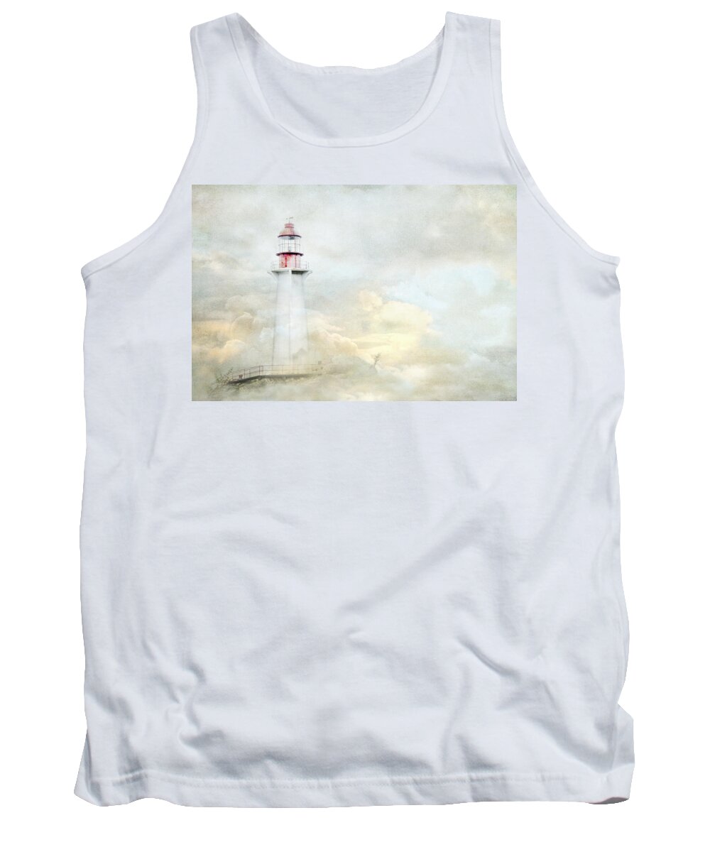 Theresa Tahara Tank Top featuring the photograph The Lighthouse by Theresa Tahara