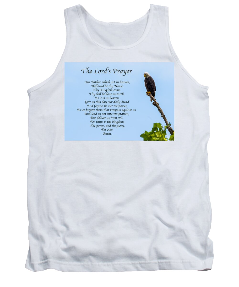 Prayer Tank Top featuring the photograph The Lord's Prayer by Holden The Moment