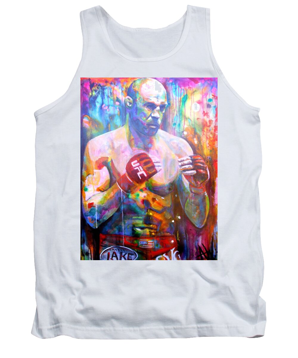 Painting Tank Top featuring the painting The Natural by Angie Wright