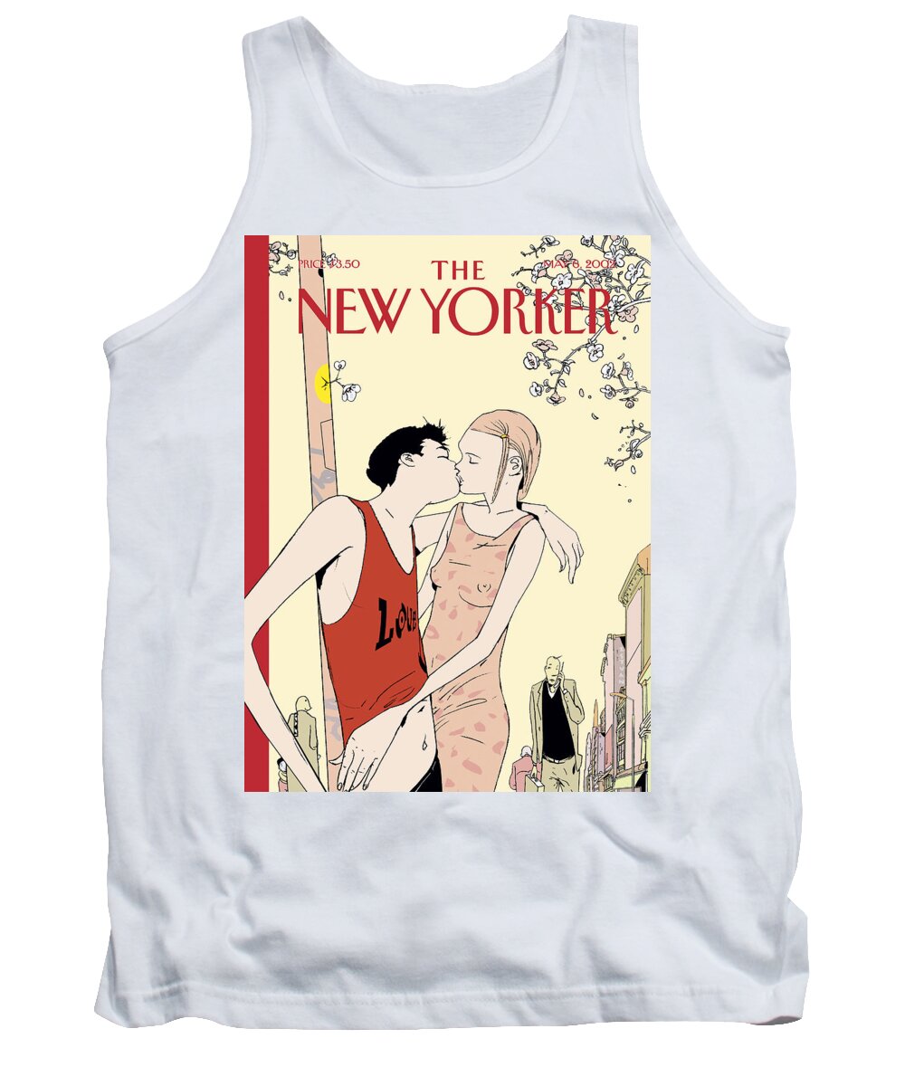 Love Tank Top featuring the painting Spring Is In The Air by Istvan Banyai