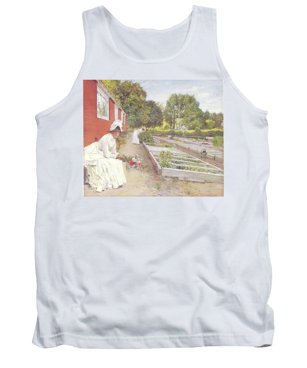 Nursery Tank Top featuring the painting The Nursery by Reynold Jay
