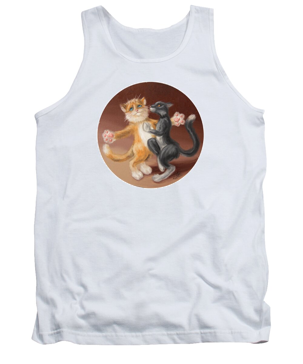 Love Tank Top featuring the painting The painting About Love by Victor Molev
