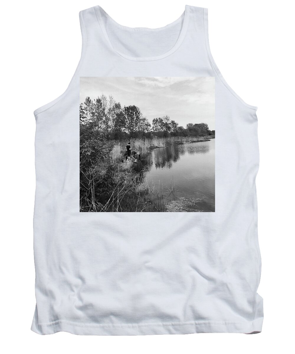 Water Tank Top featuring the photograph Moving the Water by Frank J Casella