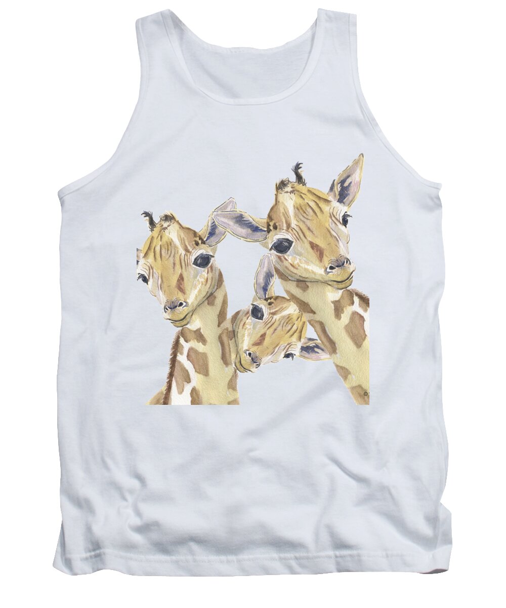 The Trios Tank Top featuring the painting The Trios by Melly Terpening