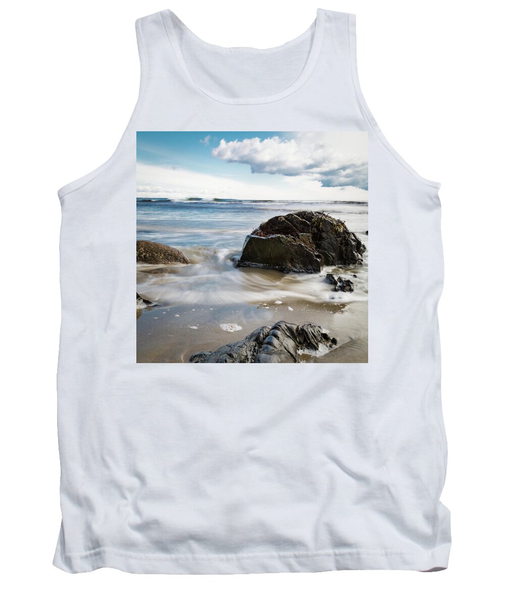 Maine Tank Top featuring the photograph Tide Coming In #2 by Natalie Rotman Cote