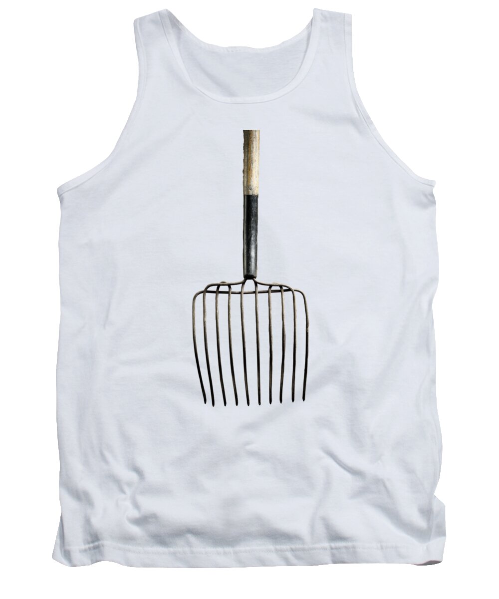 Art Tank Top featuring the photograph Tools on Wood 25 on BW by YoPedro