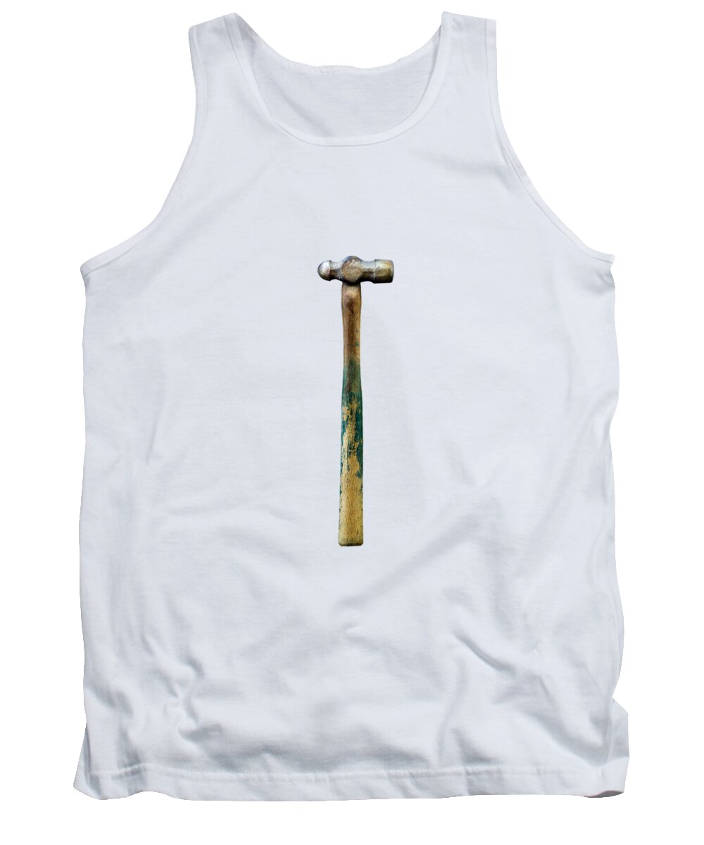 Art Tank Top featuring the photograph Tools On Wood 38 BW by YoPedro