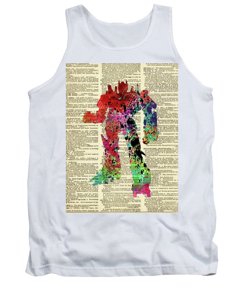 Art Print Tank Top featuring the painting Transformers art by Art Popop
