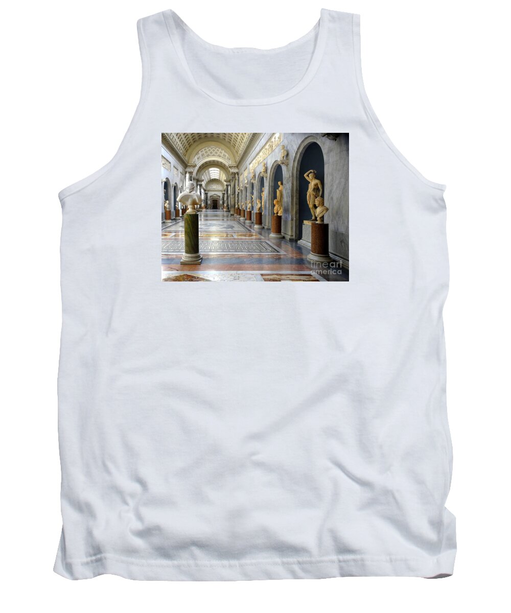 Vatican Museums Tank Top featuring the photograph Vatican Museums Interiors by Stefano Senise