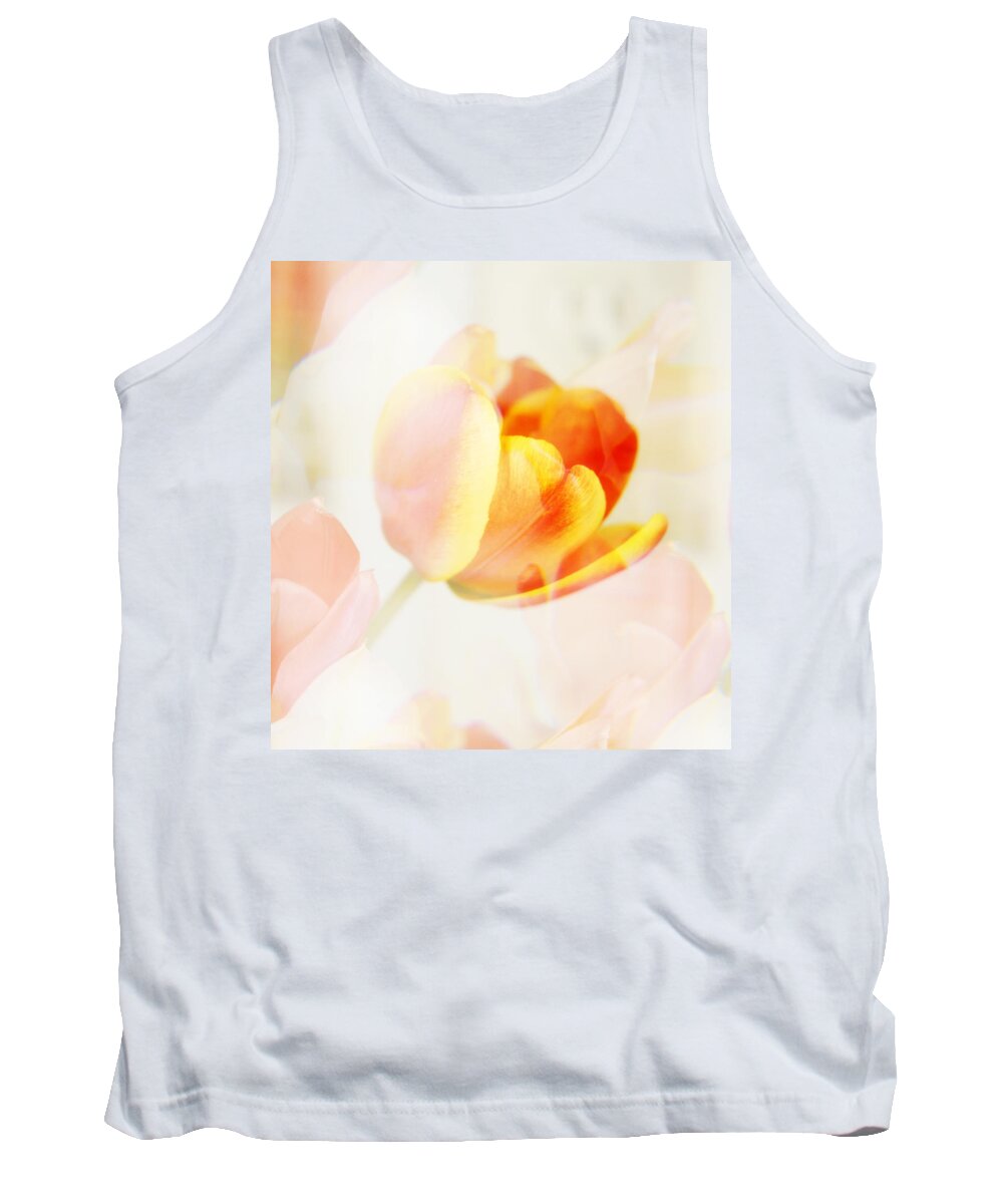Surreal Tank Top featuring the photograph Veiled Tulip by Marilyn Hunt