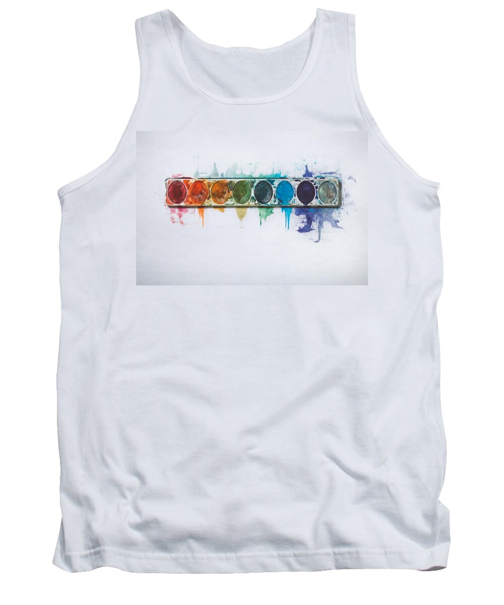 Scott Norris Photography Tank Top featuring the photograph Water Colors by Scott Norris