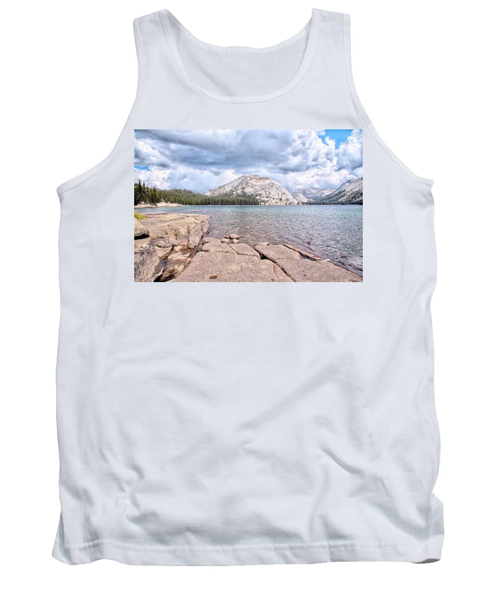  Mountain Tank Top featuring the photograph Waters edge by Camille Lopez